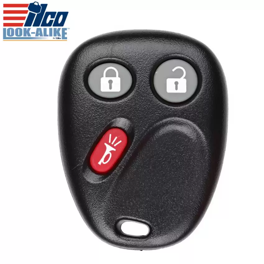 2002-2007 Keyless Entry Remote Key for GM 21997127, 15132197 LHJ011 ILCO LookAlike