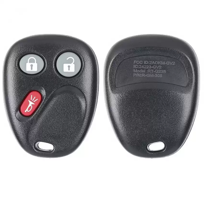 GM Keyless Remote Key 15051014, 15008009 MYT3X6898B ILCO LookAlike