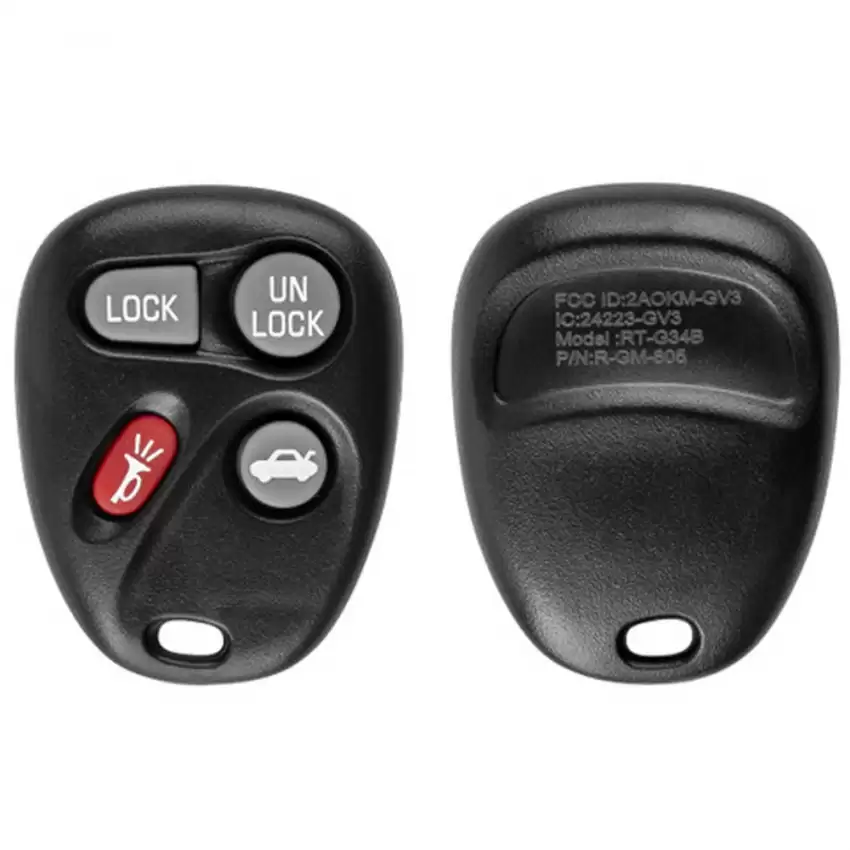 GM Keyless Entry Remote Key 25628814 KOBUT1BT ILCO LookAlike