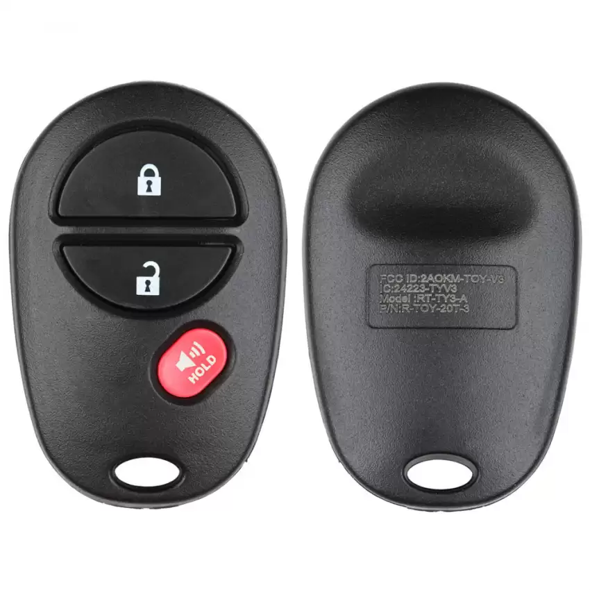 Toyota Keyless Remote 89742-AE010, 89742-AE011 GQ43VT20T ILCO LookAlike