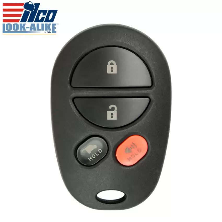 2008-2017 Keyless Entry Remote Key for Toyota Sequoia 89742-0C040 GQ43VT20T ILCO LookAlike