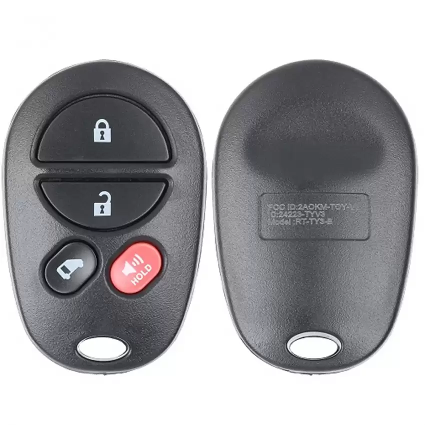 Toyota Sienna Keyless Entry Remote 89742-AE020 GQ43VT20T ILCO LookAlike