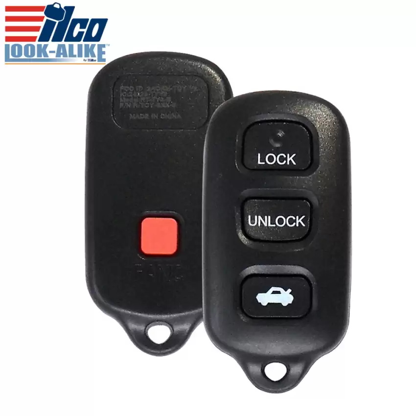 1994-2004 Keyless Entry Remote Key for Toyota 89742-AC050 HYQ12BBX, HYQ12BAN, HYQ1512Y ILCO LookAlike