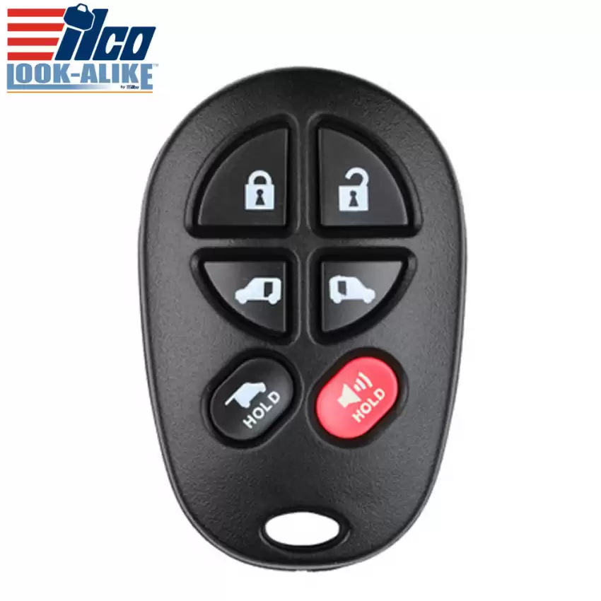 2004-2017 Keyless Entry Remote Key for Toyota 89742-AE050 GQ43VT20T ILCO LookAlike