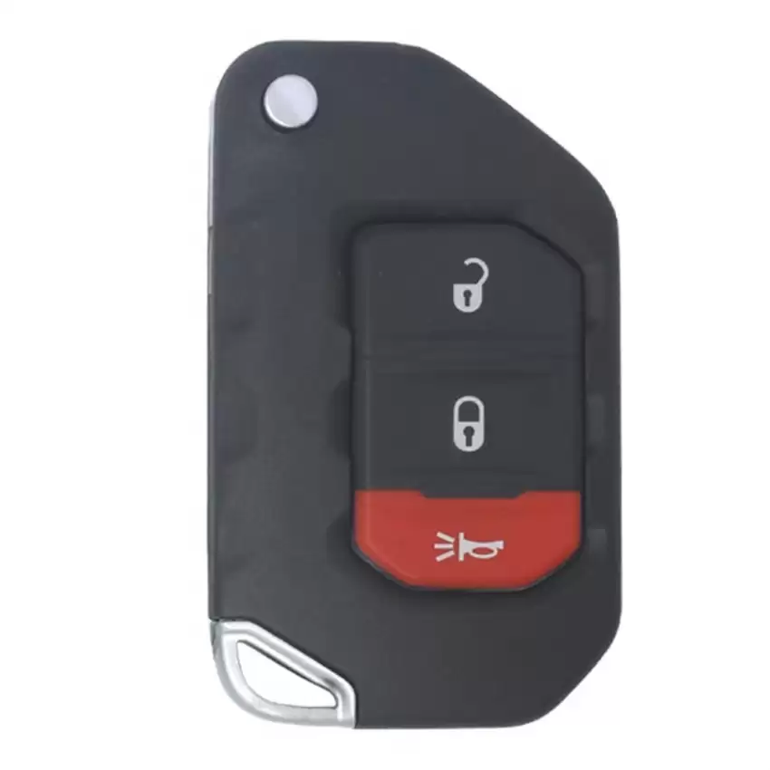 Flip Remote for Jeep OHT1130261 68416782AA 3 Button 4A Chip