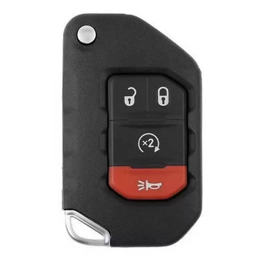 Smart Flip Remote for Jeep OHT1130261 68416784AA 4 Button 4A Chip