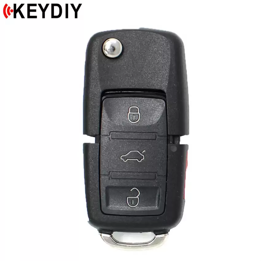 KEYDIY Flip Remote VW Style 4 Buttons With Panic B01-3+1