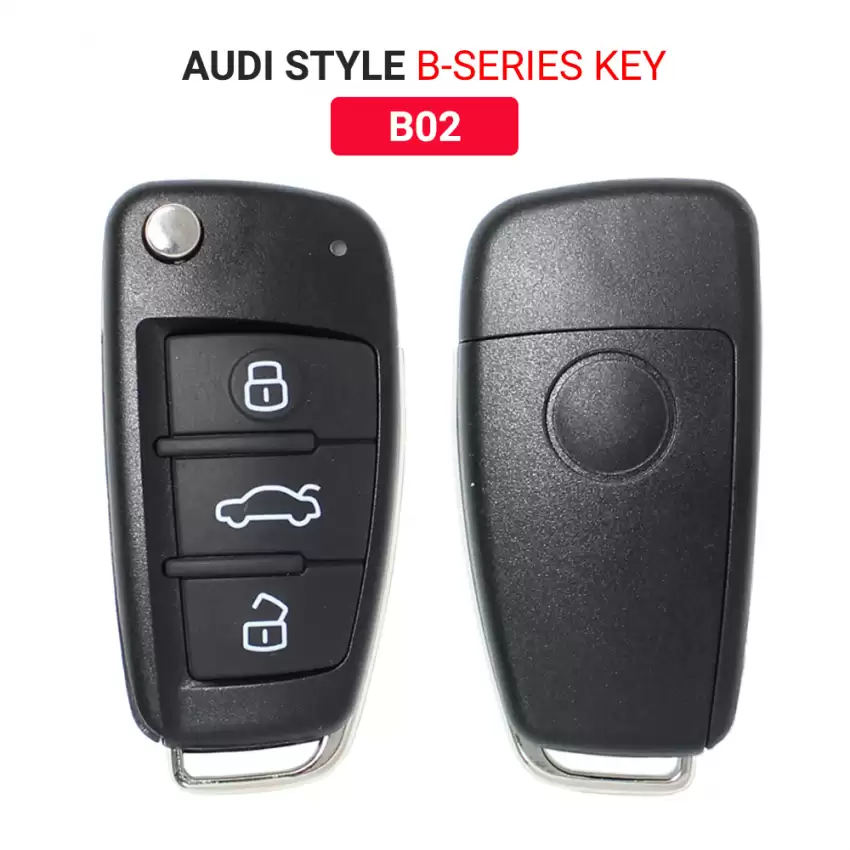 KEYDIY Flip Audi Remote Style 3 Buttons B02 - CR-KDY-B02  p-2