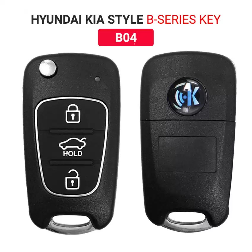 KEYDIY KD Universal Flip Remote Hyundai Kia Style B04 3 Buttons For KD900 Plus KD-X2 KD mini remote maker