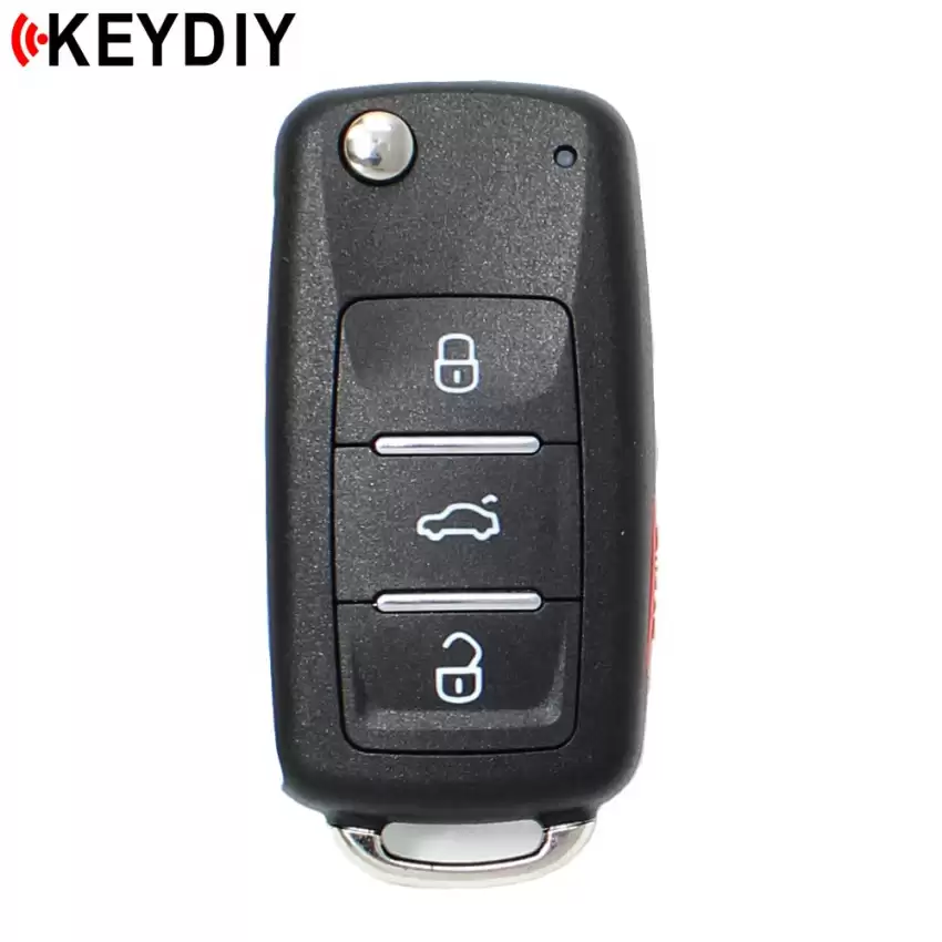 KEYDIY Flip Remote VW Style 4 Buttons With Panic B08-3+1