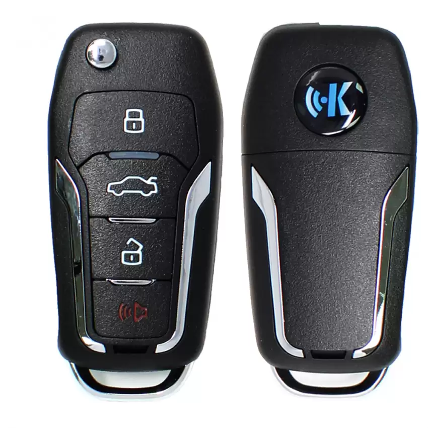 KEYDIY KD Universal Flip Remote Ford Style B12-4 4 Buttons for KD900 Plus KD-X2 KD mini remote maker 