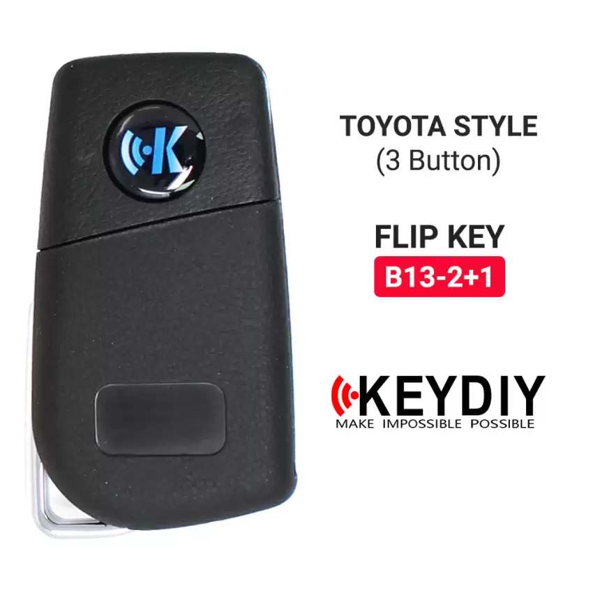 KEYDIY Flip Remote Toyota Style 3 Buttons With Panic B13-2+1 - CR-KDY-B13-2+1  p-4