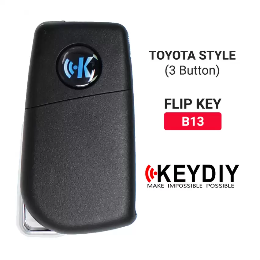 KEYDIY Flip Remote Toyota Style 3 Buttons With Trunk B13 - CR-KDY-B13  p-3
