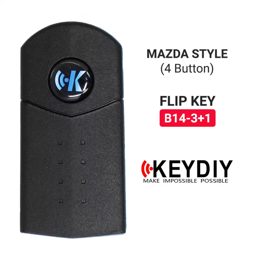 KEYDIY Flip Remote Mazda Style 4 Buttons With Panic B14-3+1 - CR-KDY-B14-3+1  p-4