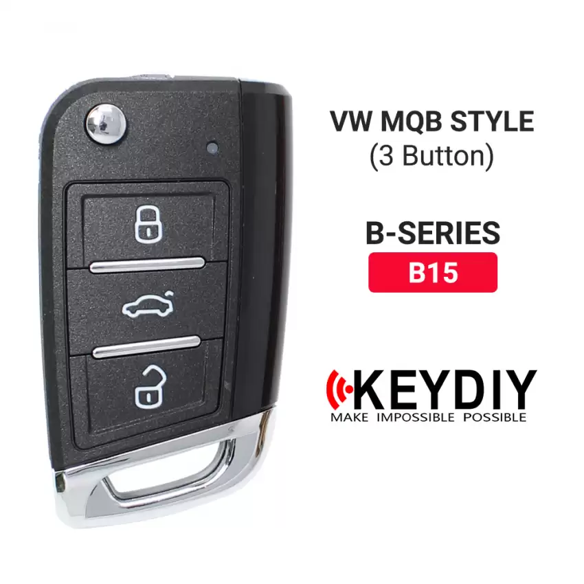 KEYDIY KD Universal Car Flip Remote Key VW MQB Style 3 Buttons B15 - CR-KDY-B15  p-3