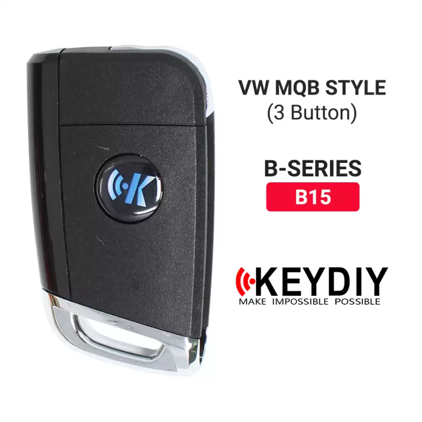 KEYDIY KD Universal Car Flip Remote Key VW MQB Style 3 Buttons B15 - CR-KDY-B15  p-3