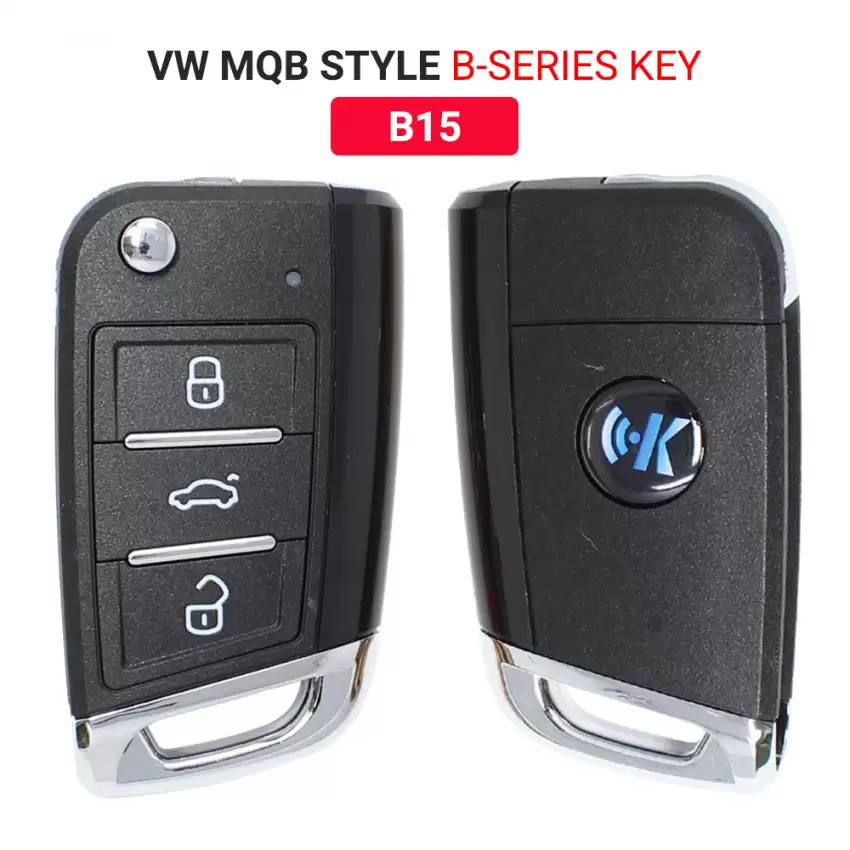 KEYDIY KD Universal Car Flip Remote Key VW MQB Style 3 Buttons B15 - CR-KDY-B15  p-2