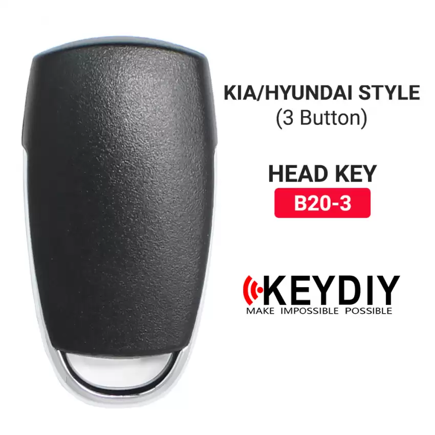 KEYDIY Car Remote Key Kia Hyundai Azera Style 3 Buttons  B20-3 - CR-KDY-B20-3  p-4