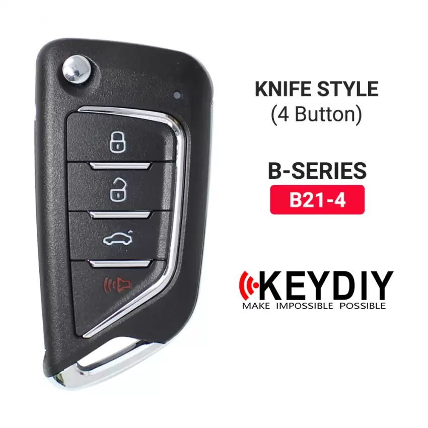 KEYDIY KD Universal Car Flip Remote Key Knife Style 4 Buttons B21-4 - CR-KDY-B21-4  p-3