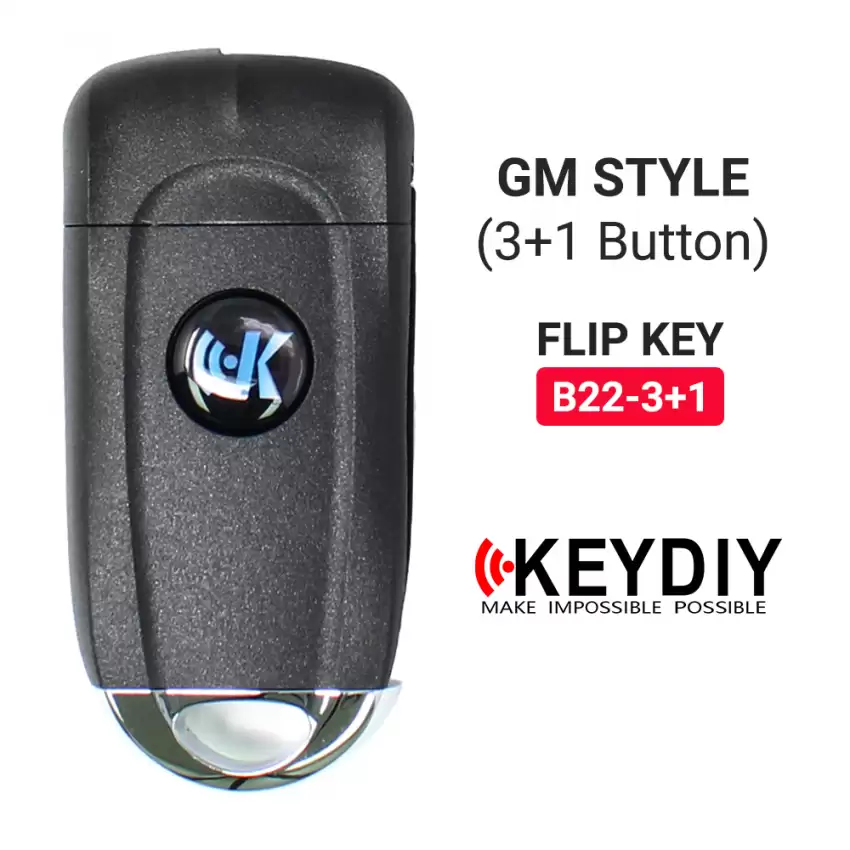 KEYDIY Flip Remote GM Style 4 Buttons B22-3+1 - CR-KDY-B22-3+1  p-4
