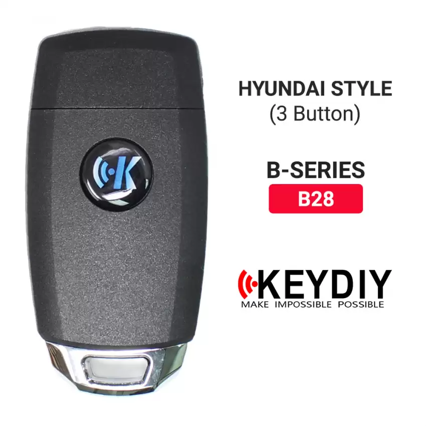 KEYDIY Flip Remote Hyundai Style 3 Buttons B28 - CR-KDY-B28  p-4