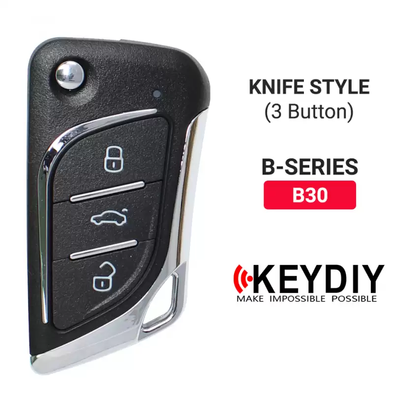 KEYDIY KD Universal Car Flip Remote Key Knife Style 3 Buttons B30 - CR-KDY-B30  p-3