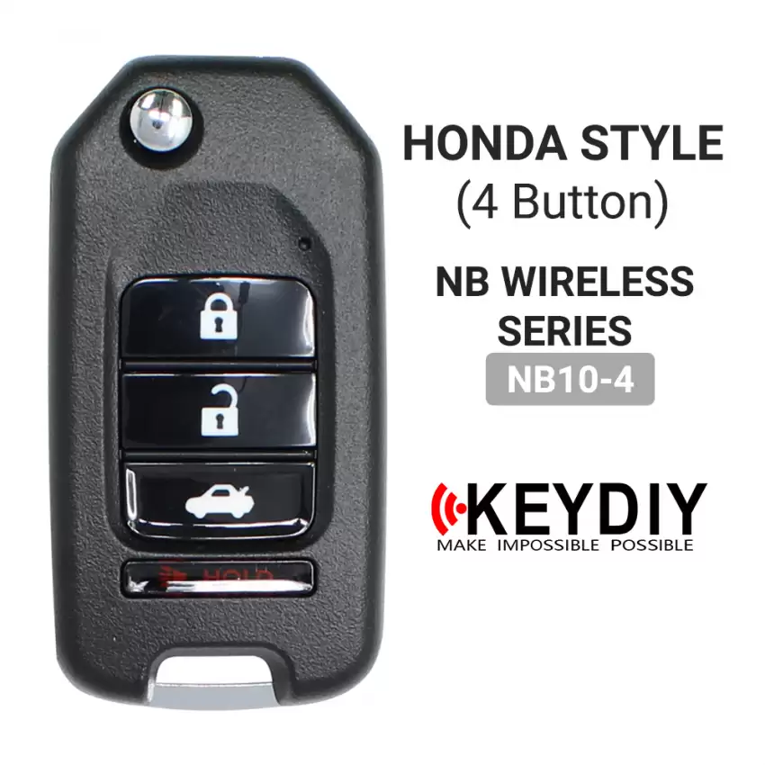 KEYDIY Universal Wireless Flip Remote Key Honda Type 4 Buttons NB10-3+1 - CR-KDY-NB10-3+1  p-2