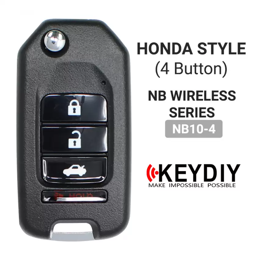 KEYDIY Universal Wireless Flip Remote Key Honda Type 4 Buttons NB10-3+1 - CR-KDY-NB10-3+1  p-3