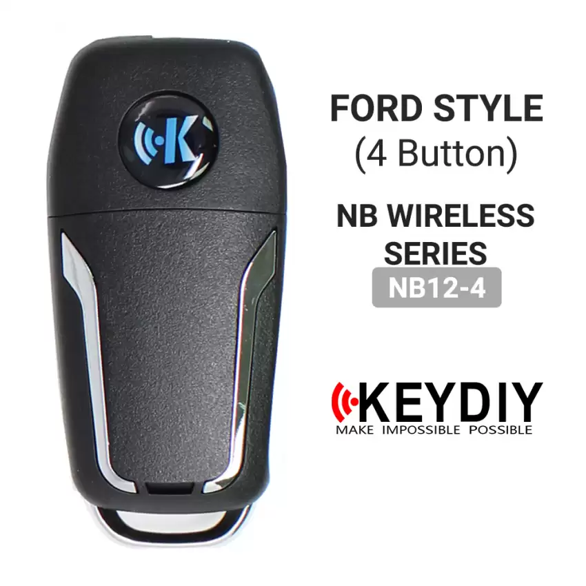 KEYDIY Universal Wireless Flip Remote Key Ford Type 4 Buttons NB12-4 - CR-KDY-NB12-4  p-4