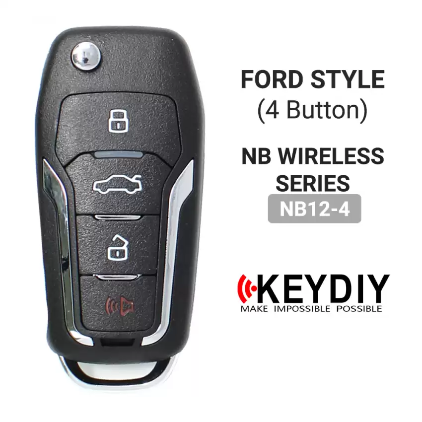 KEYDIY Universal Wireless Flip Remote Key Ford Type 4 Buttons NB12-4 - CR-KDY-NB12-4  p-2