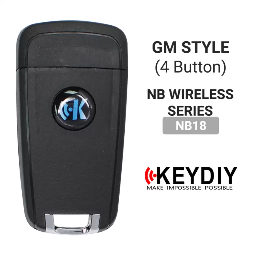 KEYDIY Universal Wireless Flip Remote Key GM Style 4 Buttons NB18 - CR-KDY-NB18  p-3