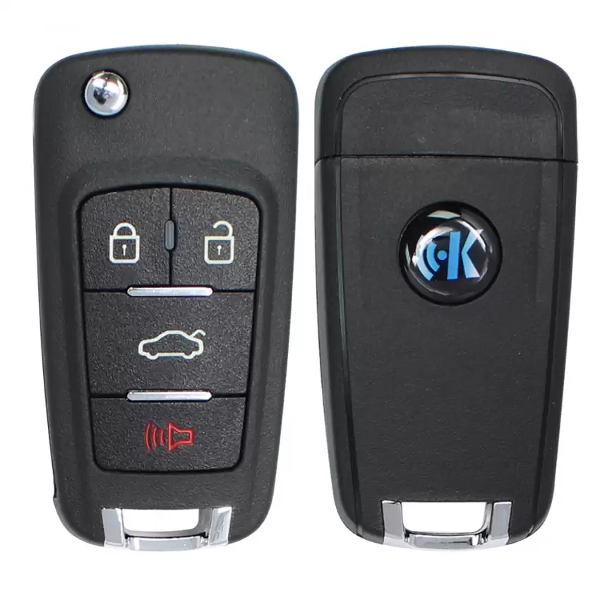 KEYDIY KD Universal Flip Wireless NB Series Remote Key GM Type NB18 4 Buttons with Panic for KD-X2 and Mini KD remote maker