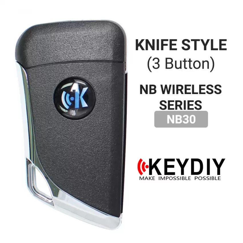 KEYDIY Universal Wireless Flip Remote Key  Knife Style 3 Buttons NB30 - CR-KDY-NB30  p-4