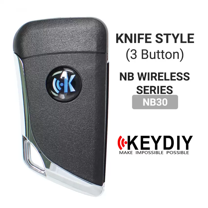 KEYDIY Universal Wireless Flip Remote Key  Knife Style 3 Buttons NB30 - CR-KDY-NB30  p-3