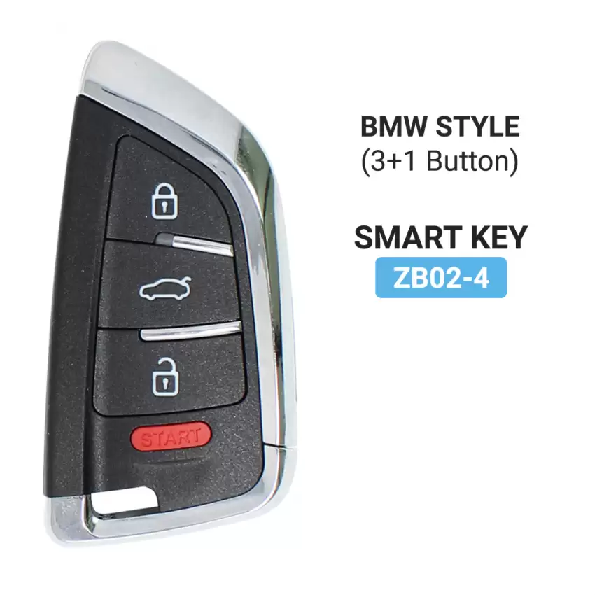 KEYDIY KD Smart Remote Key BMW Style ZB02-4 4 Buttons With Start Button for KD900 Plus KD-X2 KD mini remote maker 