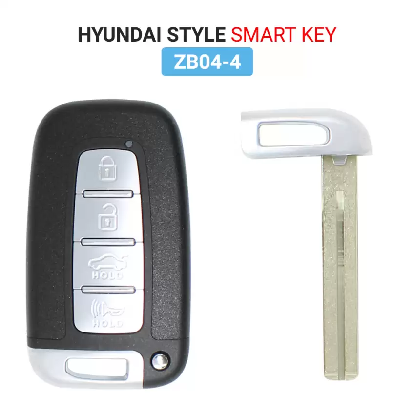 KEYDIY Universal Smart Proximity Remote Key Hyundai Style 4 Button ZB04-4 - CR-KDY-ZB04-4  p-2