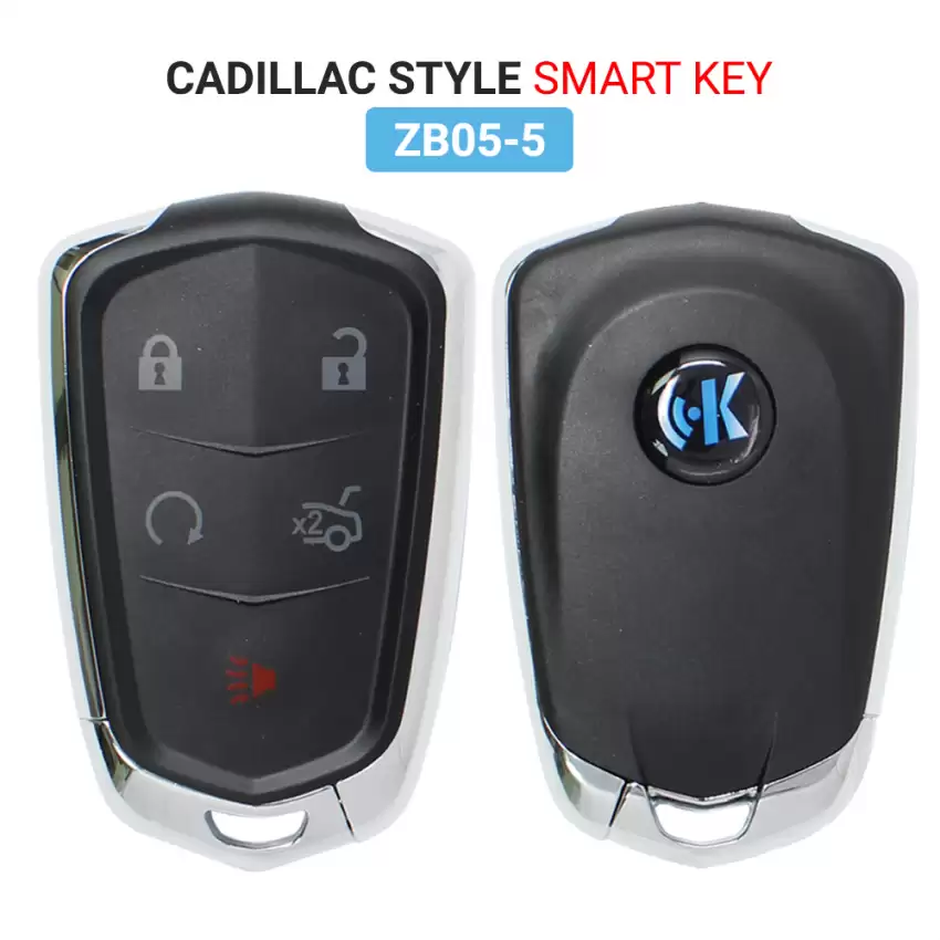 KEYDIY Universal Smart Proximity Remote Key Cadillac Style 5 Button ZB05-5 - CR-KDY-ZB05-5  p-2