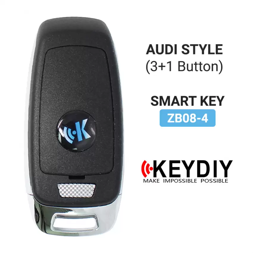 KEYDIY Universal Smart Proximity Remote Key Audi Style 4 Buttons ZB08-4 - CR-KDY-ZB08-4  p-4