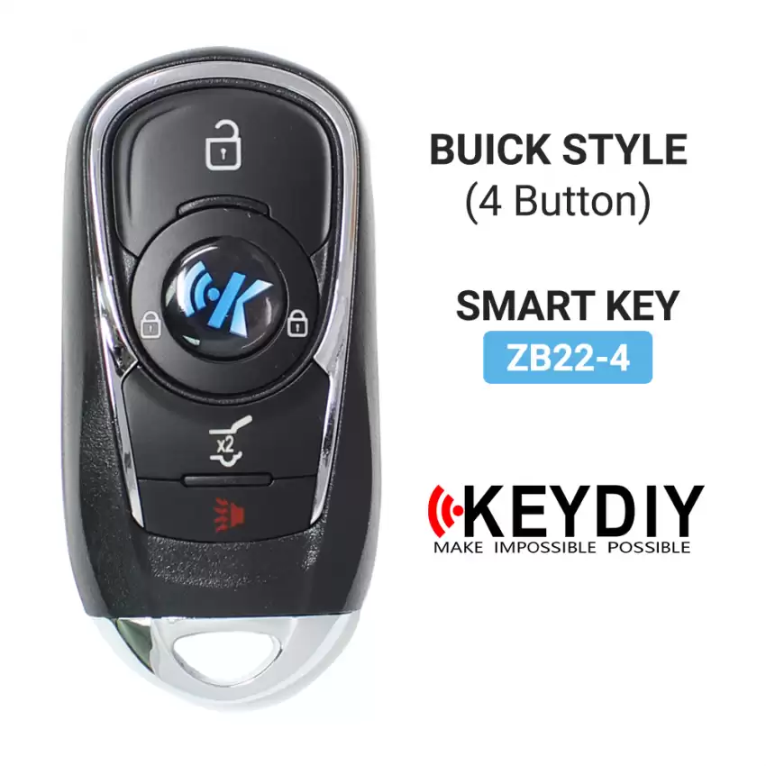 KEYDIY Universal Smart Proximity Remote Key Buick Style 4 Button ZB22-4 - CR-KDY-ZB22-4  p-3