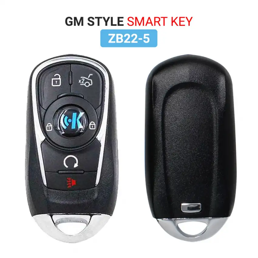 KEYDIY Universal Smart Proximity Remote Key GM Style 5 Buttons ZB22-5 - CR-KDY-ZB22-5  p-2
