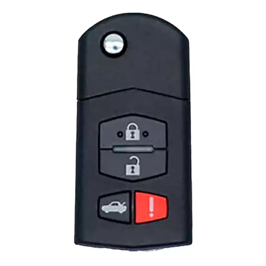 Flip Remote Key for Mazda GP7A-67-5RYB KPU41788 with 4 Button