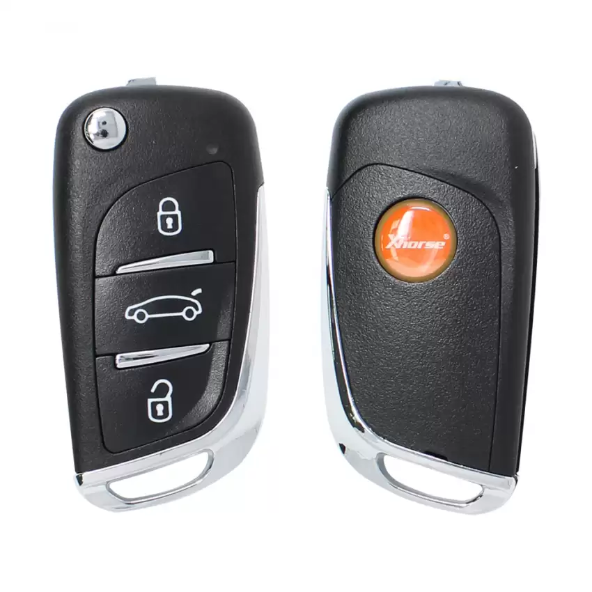 Xhorse Super Flip Remote Key DS Style 3 Buttons with Trunk Button for VVDI Key Tool XEDS01EN 