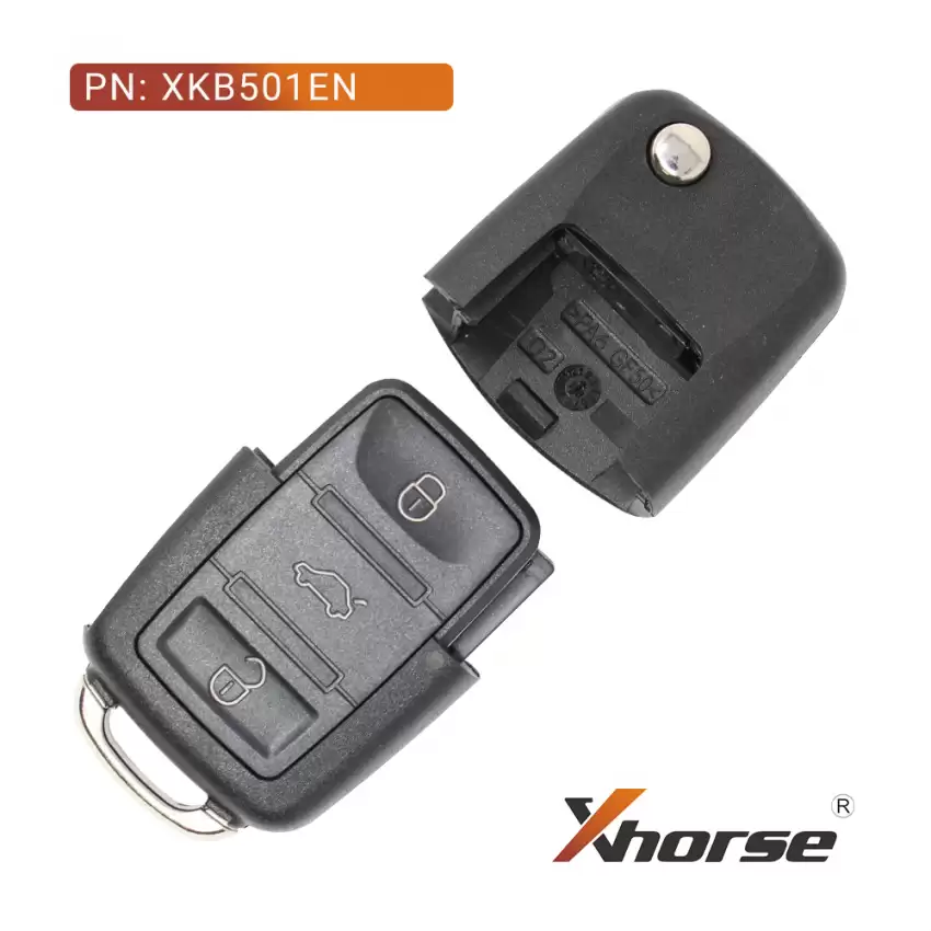 Xhorse Wire Flip Remote Key B5 Style 3 Buttons XKB501EN - CR-XHS-XKB501EN  p-3