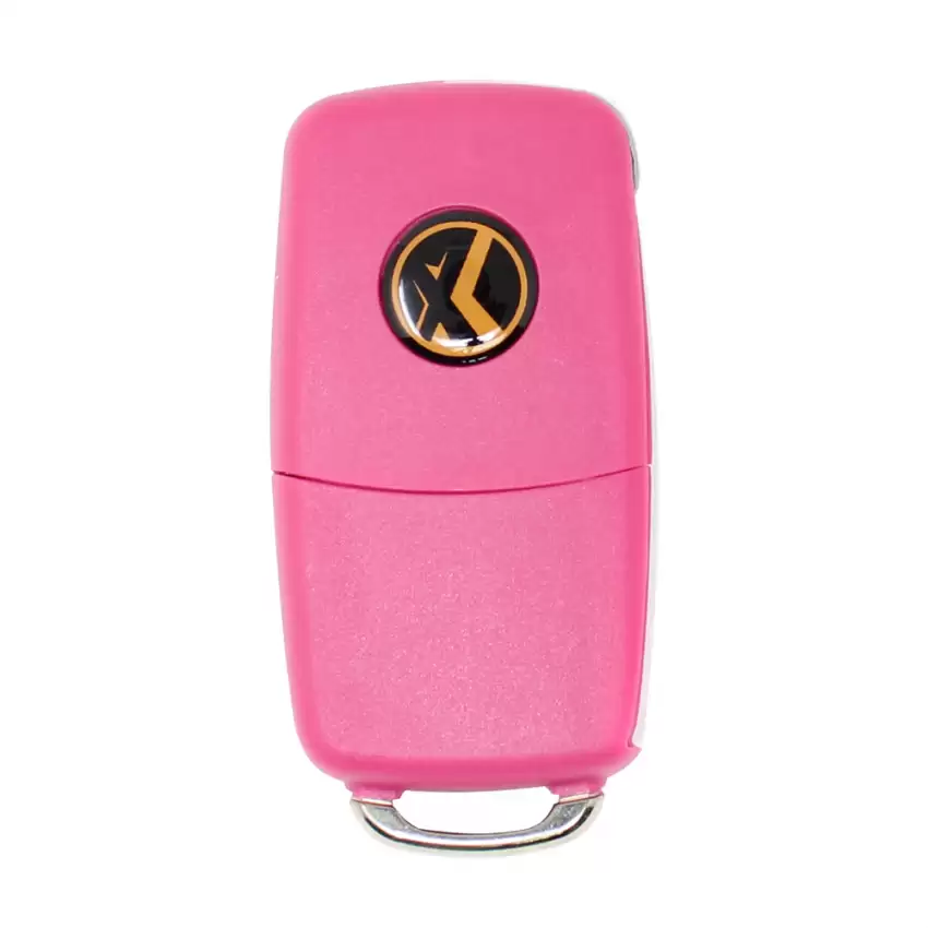 Xhorse Wire Universal Flip Remote Key B5 Style 3 Buttons Pink Color With Trunk Button Pink Color for VVDI Key Tool