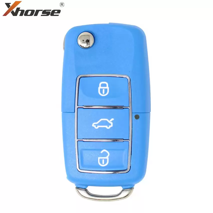 Xhorse Wire Flip Remote B5 Style Extreme Blue 3 Buttons XKB503EN