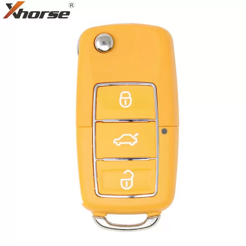 Xhorse Wire Flip Remote Key b5 Style Extreme Yellow 3 Buttons XKB505EN
