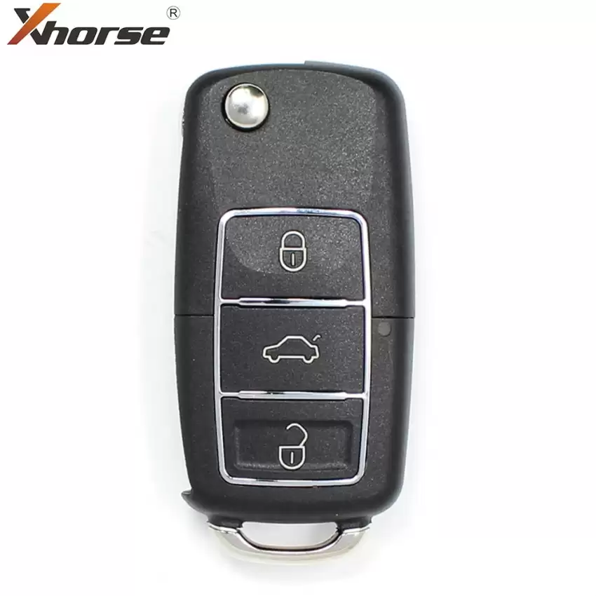 Xhorse Wire Flip Remote Key B5 Style 3 Buttons Extreme Black XKB506EN