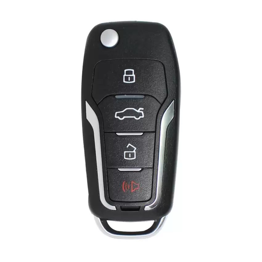Xhorse Wire Flip Remote Ford Style Condor Unmovable Key Ring 4 Buttons XKFO01EN