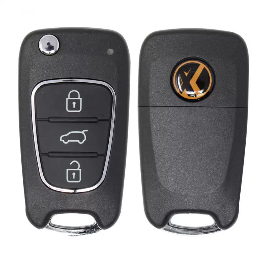 Xhorse Wire Universal Flip Remote Key Hyundai Style 3 Buttons with Trunk Button for VVDI Key Tool