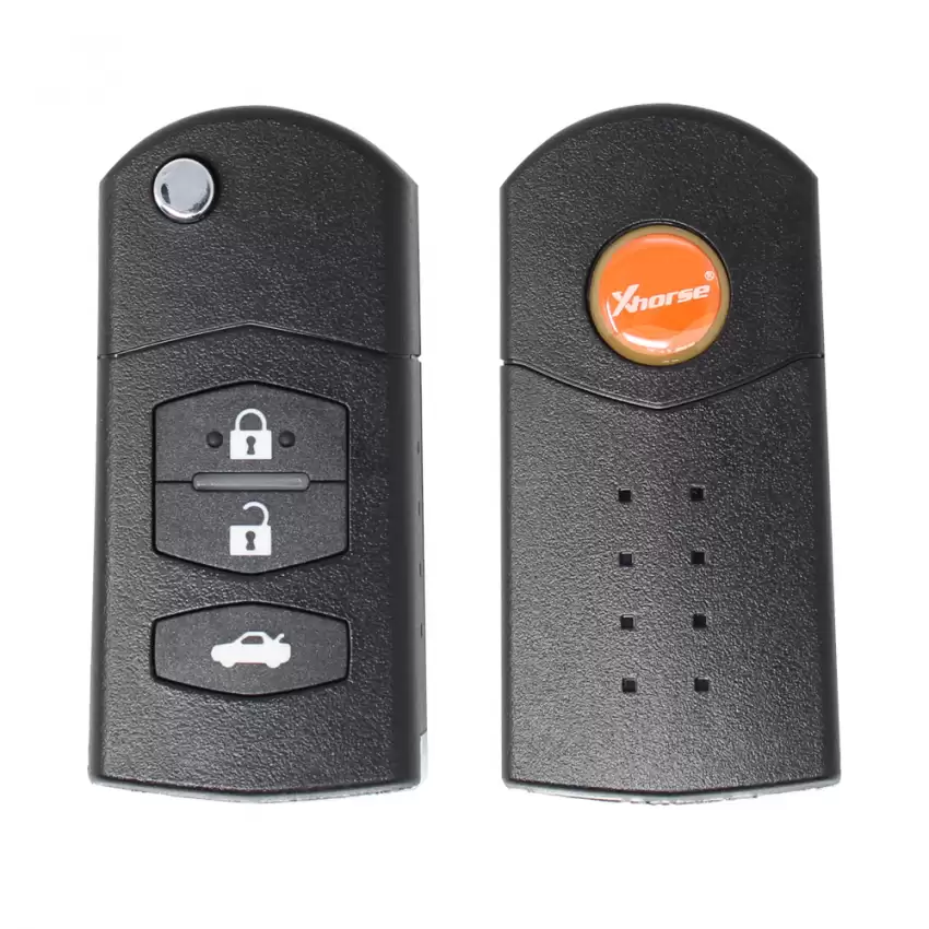 Xhorse Wire Universal Flip Remote Key Mazda Style 3 Buttons with Trunk for VVDI Key Tool XKMA00EN 